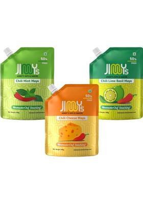 Jimmy Combo Of Chilli Lime Basil+Chilli Mint+Chilli Cheese Mayo