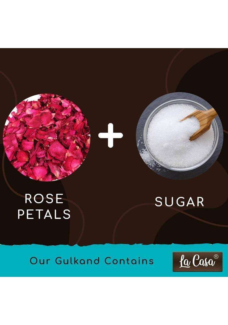 La Casa Pushkar Gulkand | Combo Pack Of 2 Homemade & Organic (800 G, 2) - Indya