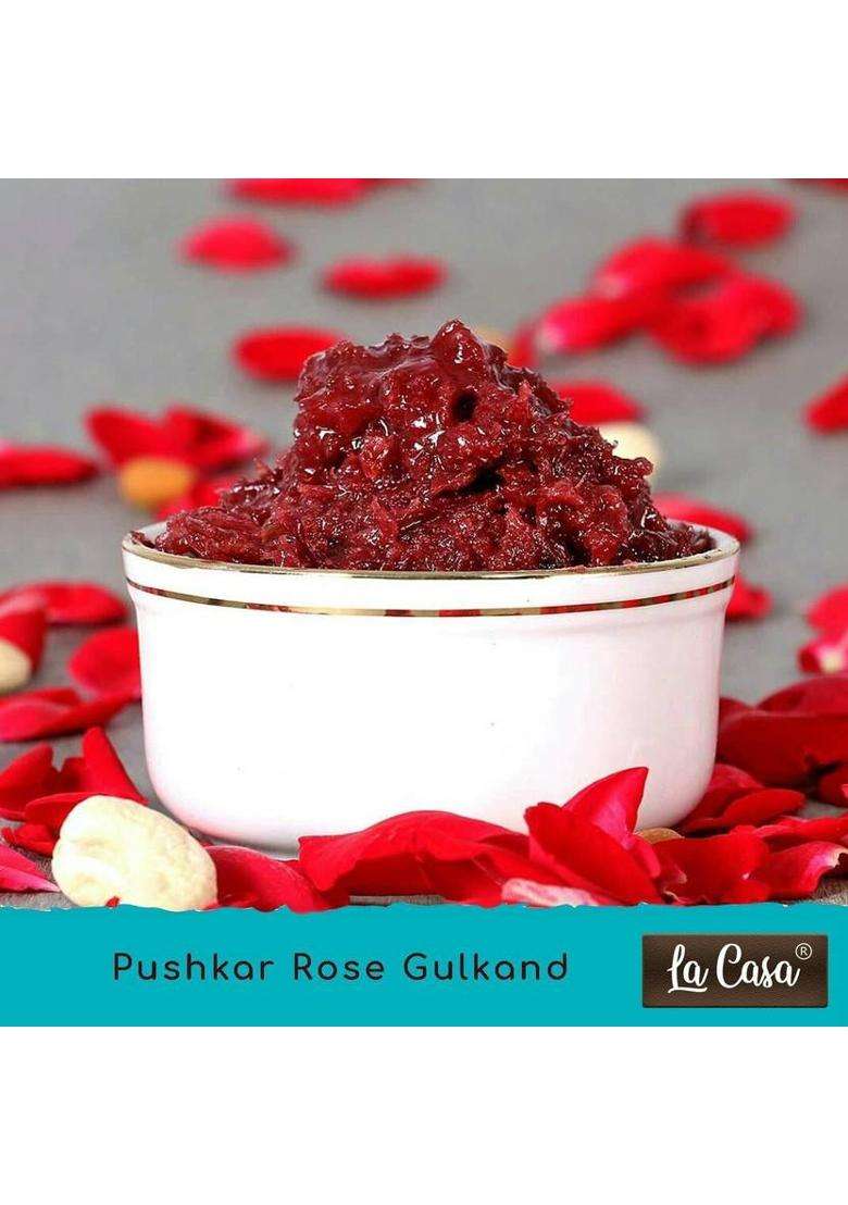 La Casa Pushkar Gulkand | Combo Pack Of 2 Homemade & Organic (800 G, 2) - Indya