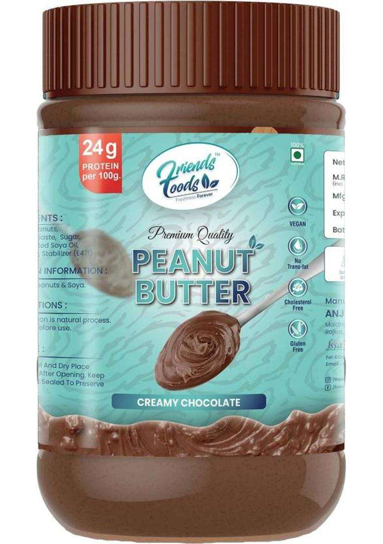 Friends Foods Peanut Butter (Chocolate Creamy) (350 G) - Indya