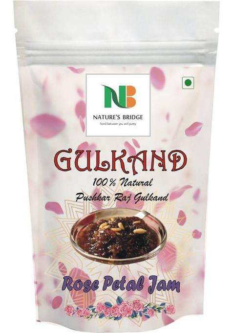 Nature'S Bridge Natural Gulkand | Pushkar Raj Rose Petal Jam -400 Gm (400 G)