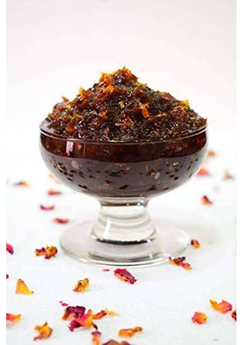 Mr Desi Natural Gulkand Prepared Using Haldighati S Rose (Rose Petal Jam) (450 G) - Indya