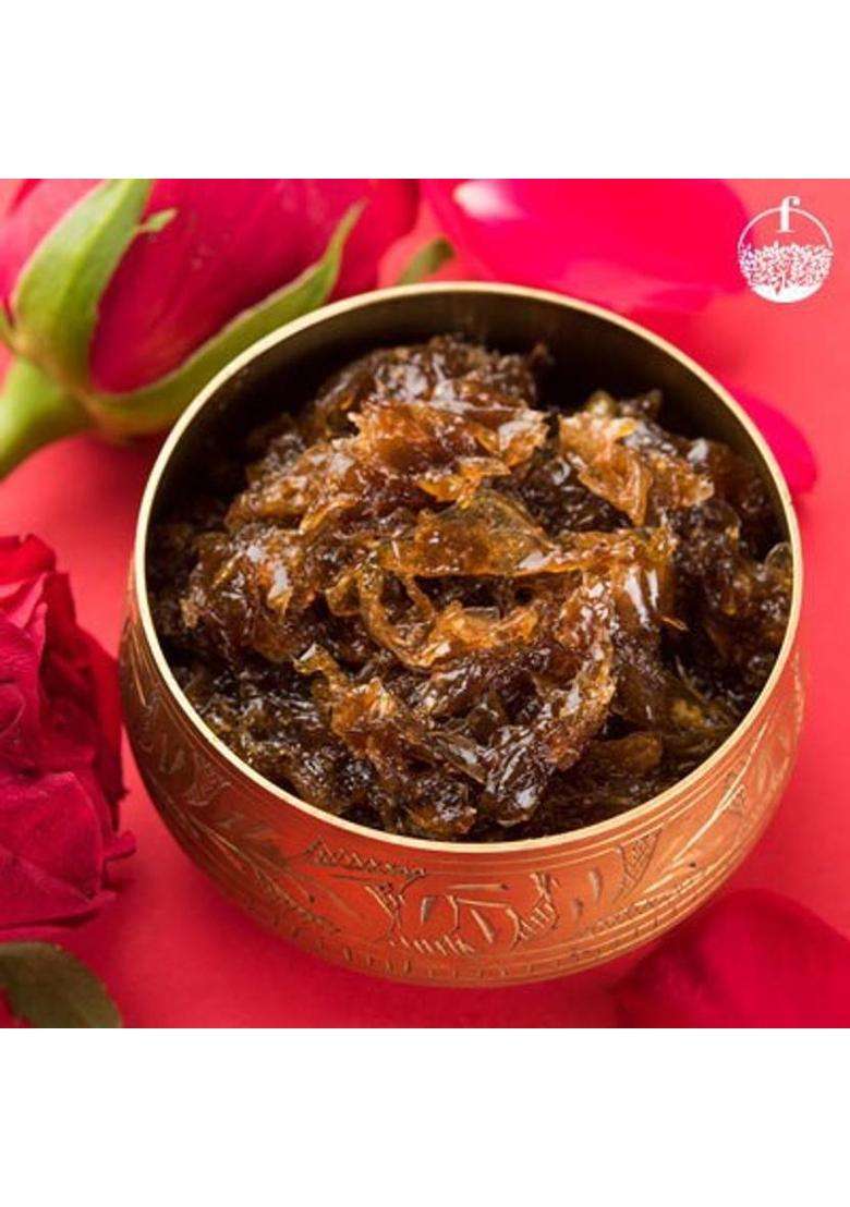 Mr Desi Natural Gulkand Prepared Using Haldighati S Rose (Rose Petal Jam) (450 G) - Indya