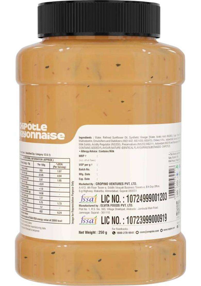 Cropino Chipotle Mayonnaise (250 G) - Indya
