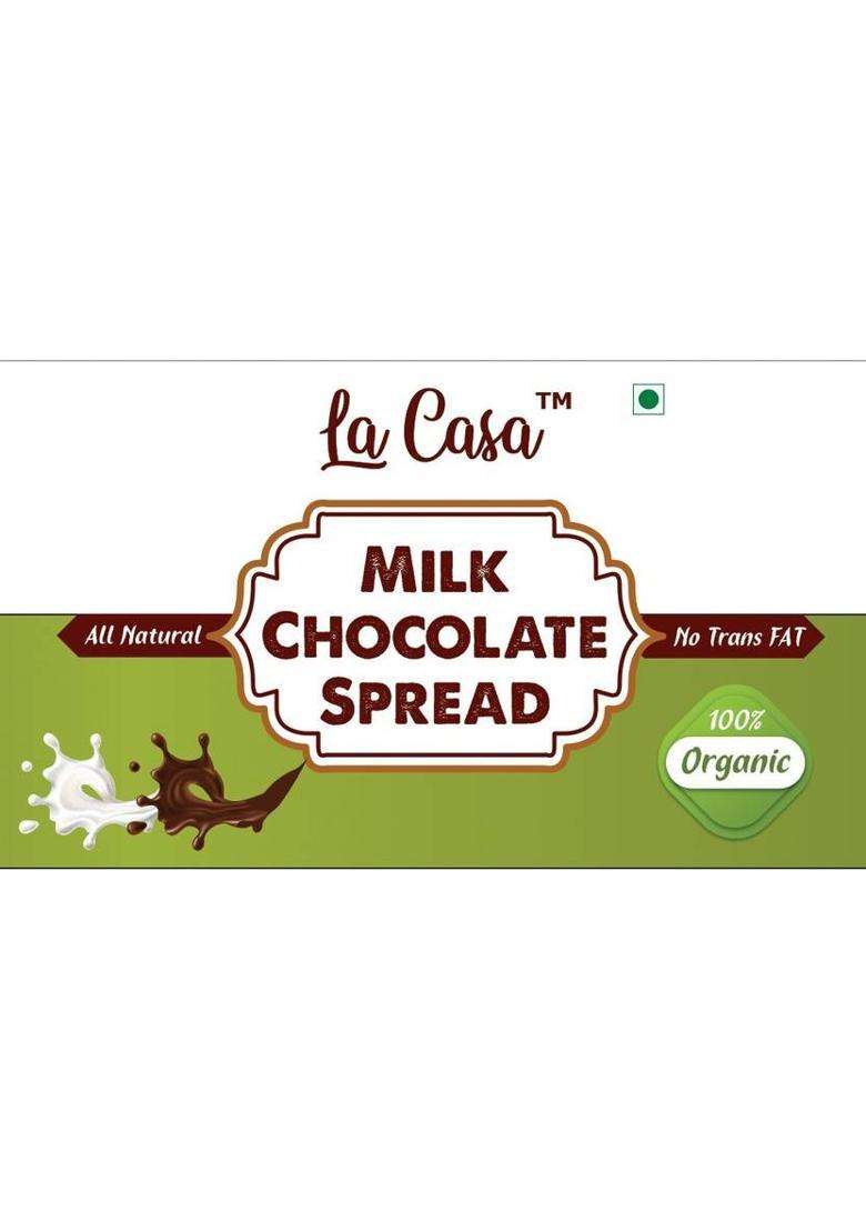La Casa Milk Chocolate Paste / Spread (350 G) - Indya
