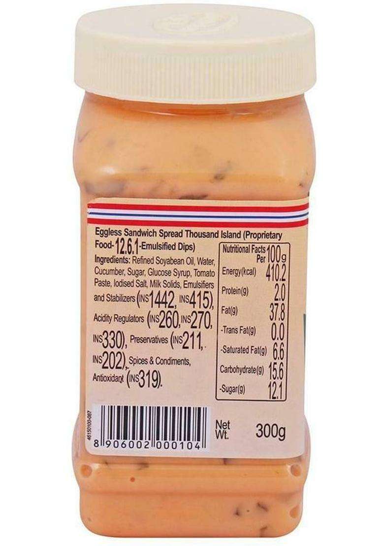 Fun Food Thousand Island Sandwich Spread, (250 G) - Indya