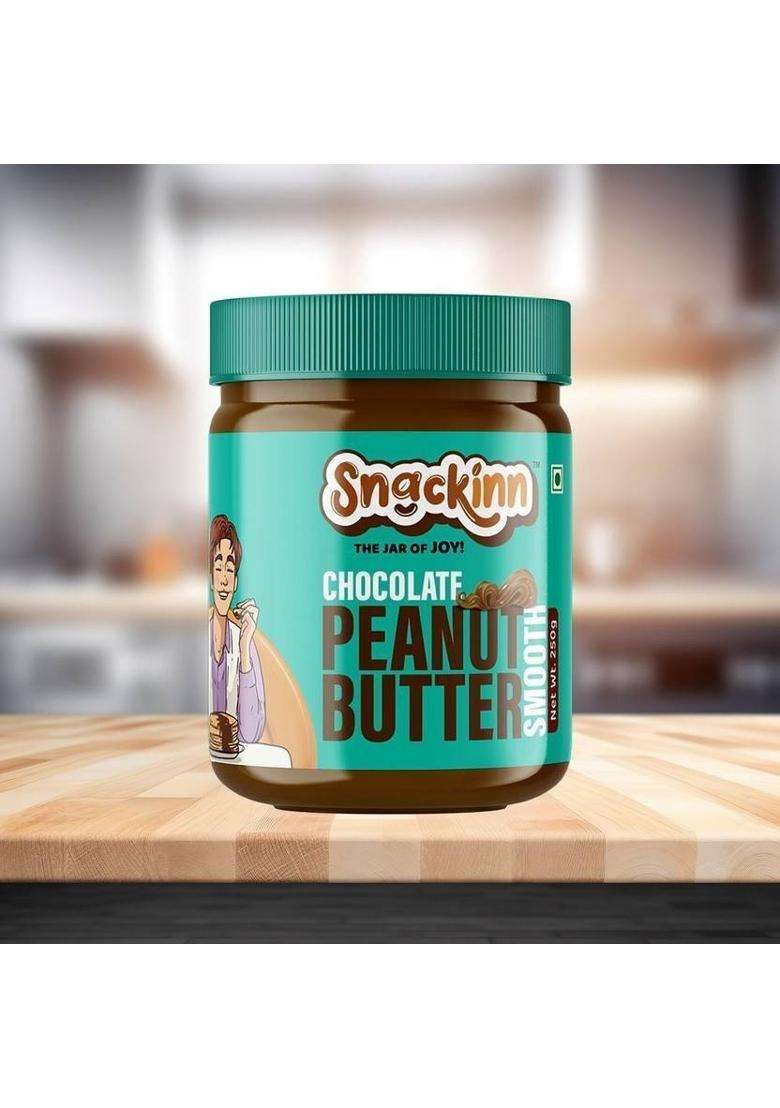 Snackinn Chocolate Peanut Butter Smooth High Protein Fitness Snack (250 G) - Indya