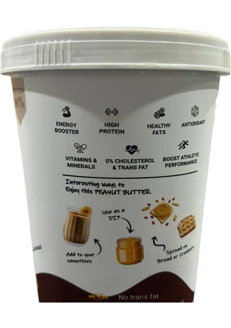 The Nut Tale Cookies & Cream Peanut Butter | Real Cookie Bits Dessert Style Crunchy Spread (500 G) - Indya