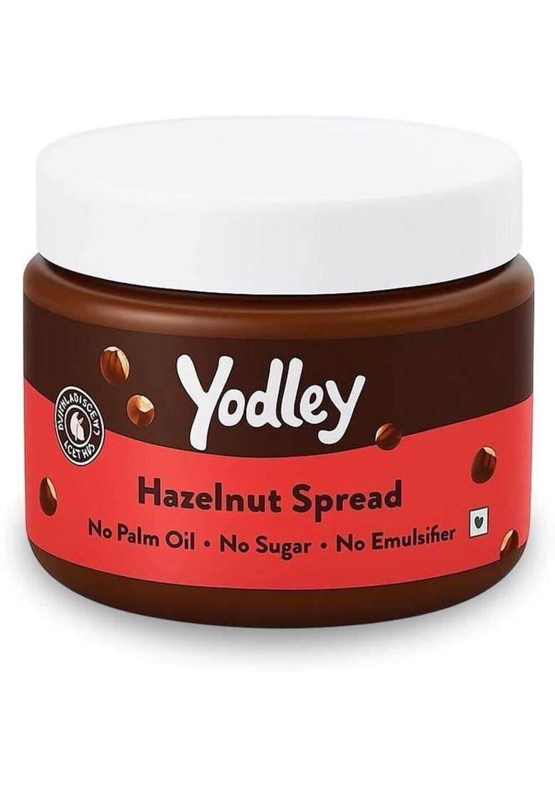 Yodley Chocolate Hazelnut Spread | No Refined Sugar, High In Protein & Fiber (300 G) - Indya