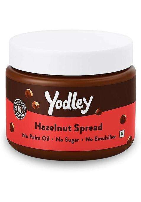Yodley Chocolate Hazelnut Spread | No Refined Sugar, High In Protein & Fiber (300 G)