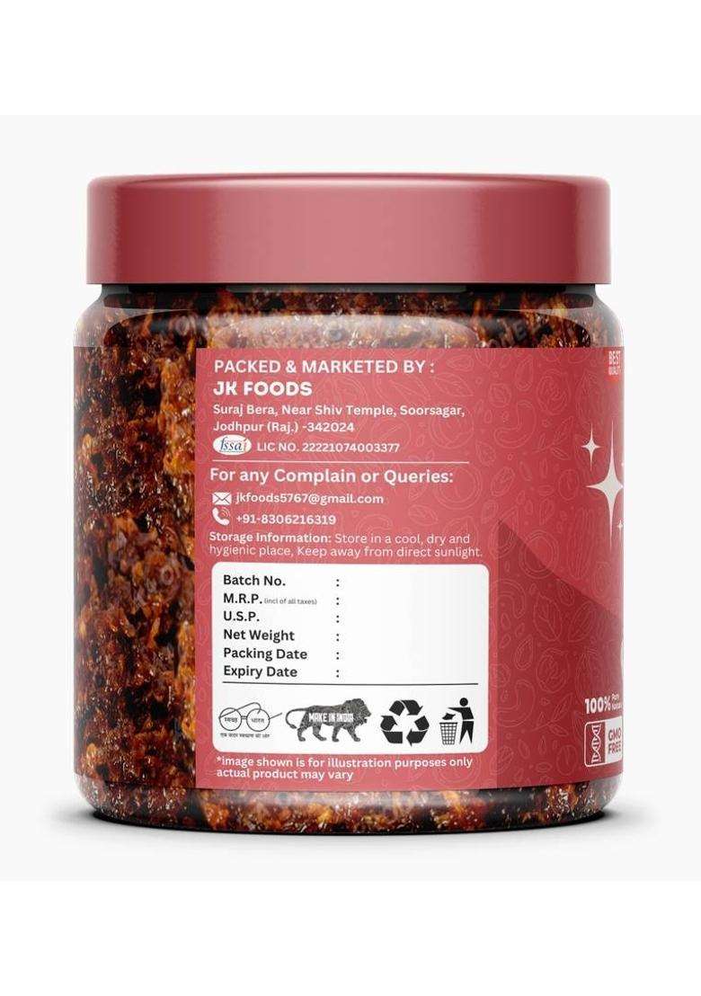 A-One Grocery Natural Gulkand Of Pushkar Rose (500Gm) Petal Jam / (500 G) - Indya