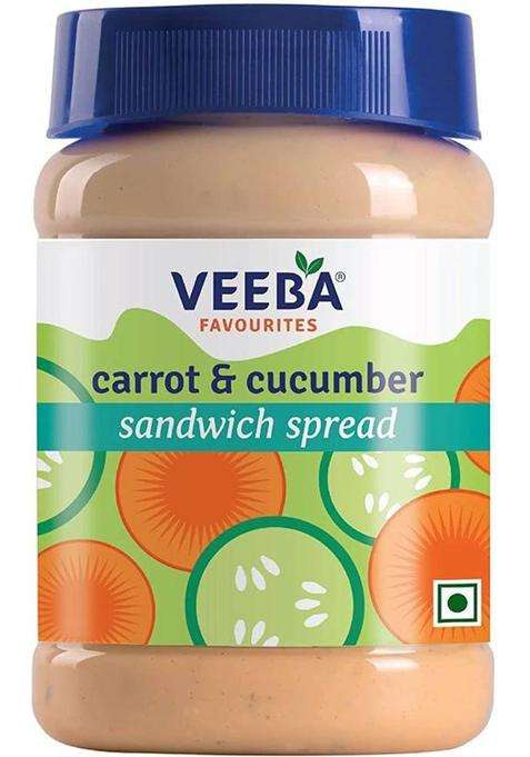 Veeba Carrot And Cucumber Sandwich Spread, (250 G)