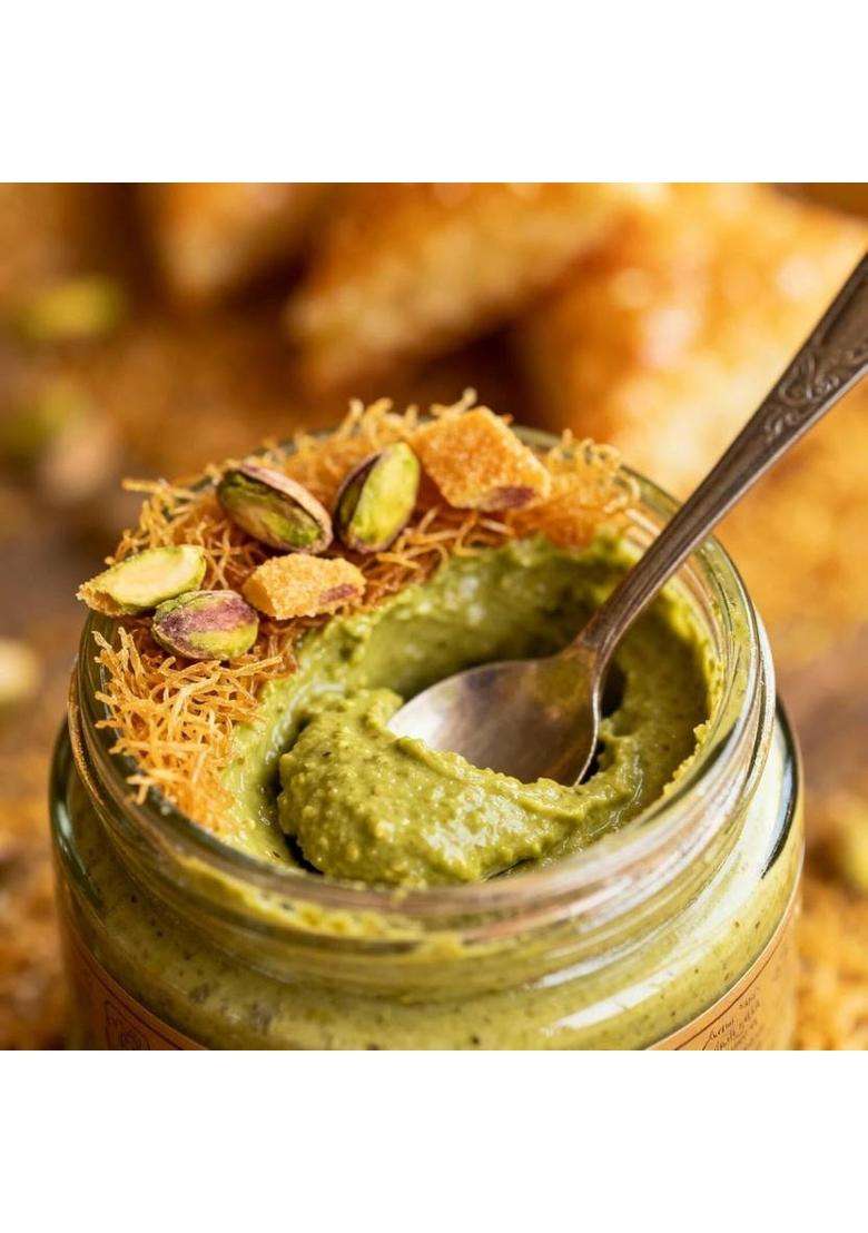 Kunafa Nutty Bliss Pistachio Spread | Sweet, & Rich (200 G) - Indya