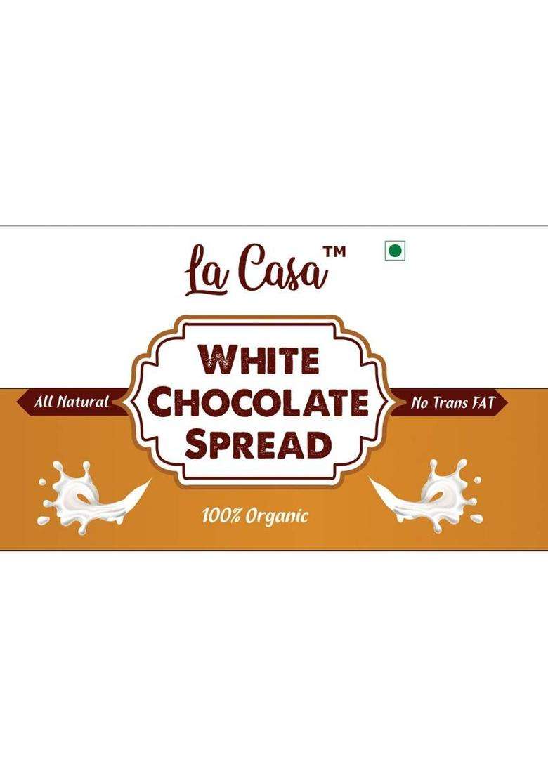 La Casa White Chocolate Spread / Paste (350 G) - Indya