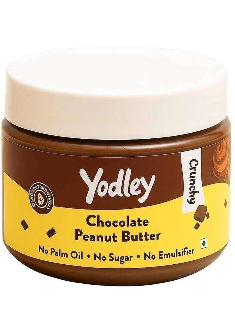 Yodley Chocolate Peanut Butter | High Protein, No Sugar Natural Healthy Spread (300 G) - Indya