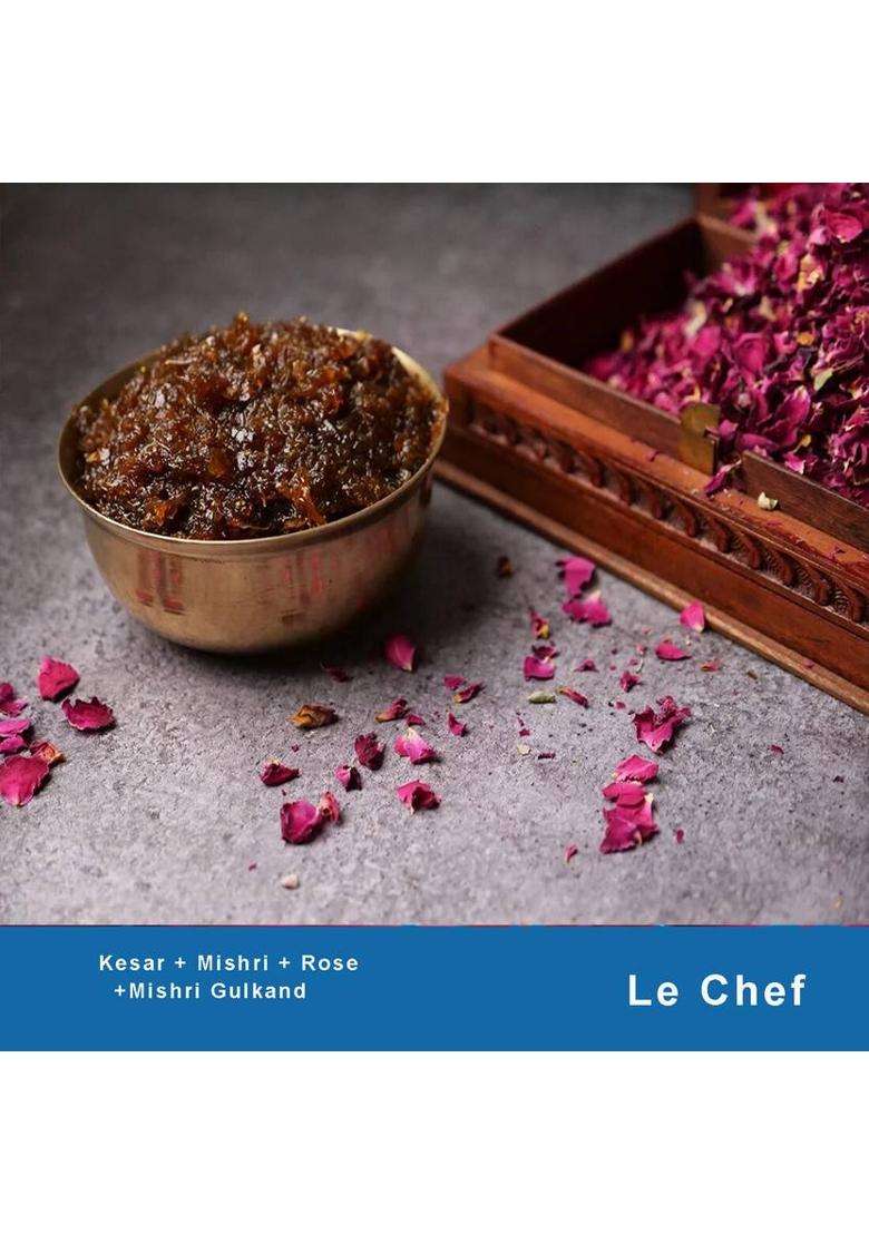 Le Chef Pushkar Gulkand | Homemade & Organic (750 G, Pack Of 3) - Indya