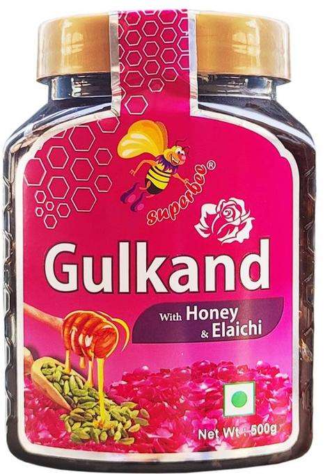 Super Bee Gulkand With Honey & Eliechi 500G (500 G)