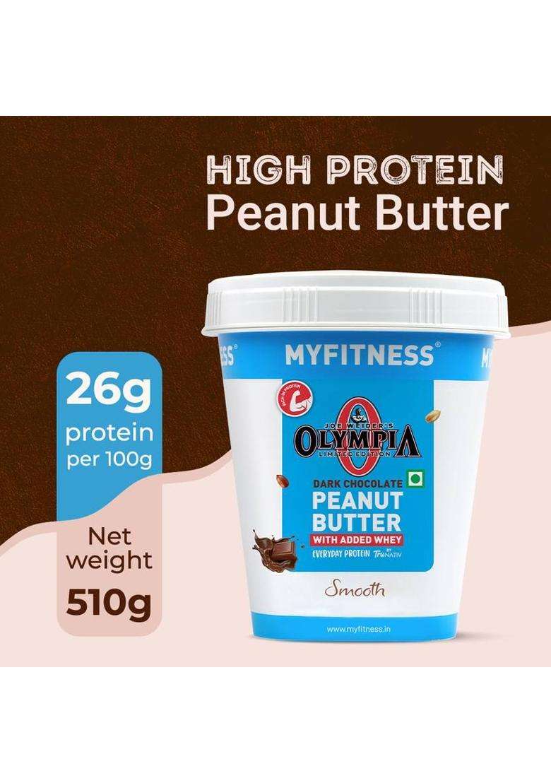 Myfitness High Protein Dark Chocolate Peanut Butter (Smooth) (510 G) - Indya