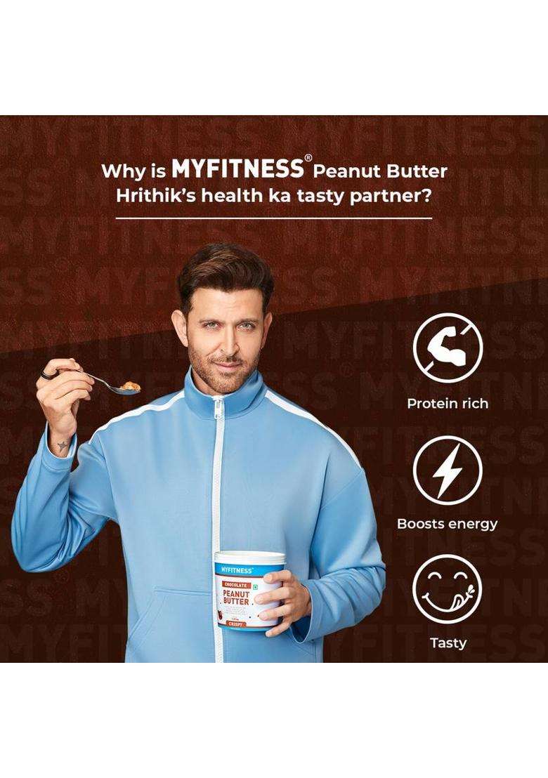 Myfitness High Protein Dark Chocolate Peanut Butter (Smooth) (510 G) - Indya