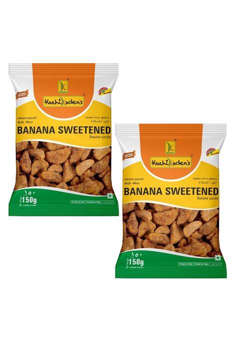 Kozhikoden'S Kozhikodens Jaggery Coated Banana Chips | Traditional Kerala Snack Sweet & Crunchy No Added Preservatives,300G