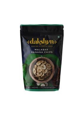 Dakshyn Malabar Salt And Pepper Banana Chips (200G X Pack Of 4) | Falahari Crispy Wafer Oil Free Baked Snacks South Indian Wafers