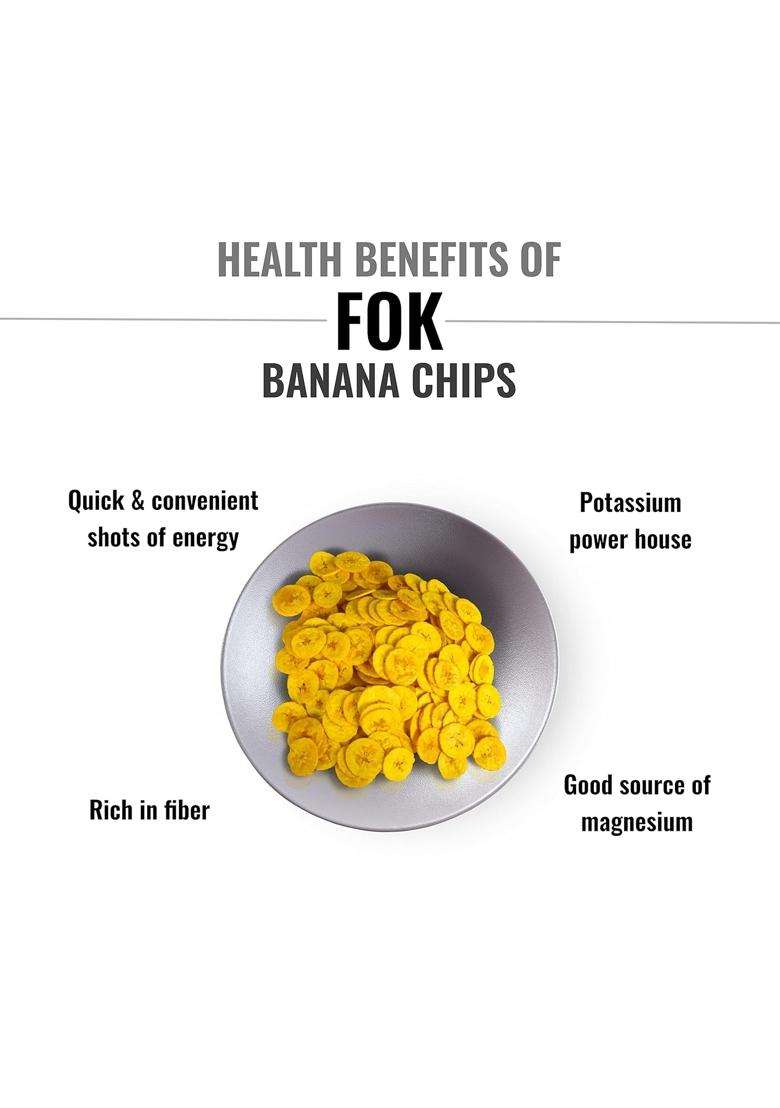 Flavors Of Kerala (Fok) Combo Banana Chips In Coconut Oil - 150 Grams | Jackfruit Tapioca 100 - Indya