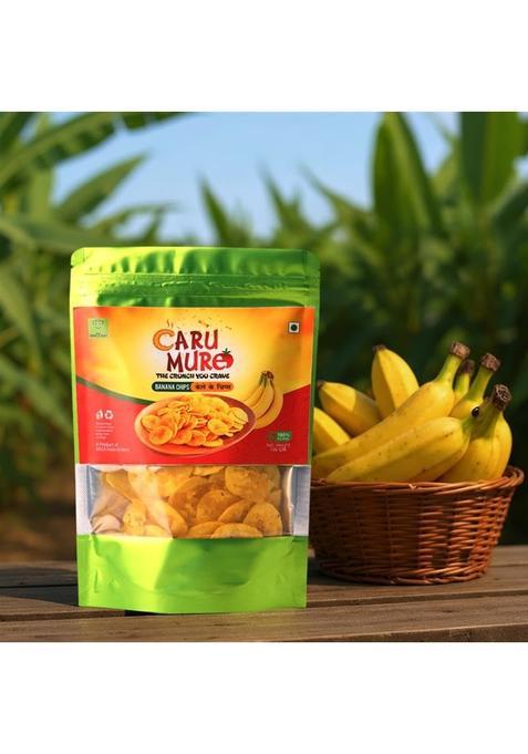 Rasa Fresh N Best ; Packed And Banana Chips Fried In Coconut Oil | Traditional Thin Crunchy Crispy Kerala Snack Healthy Tea Time No Preservatives 400G (100G X 4 Packs)