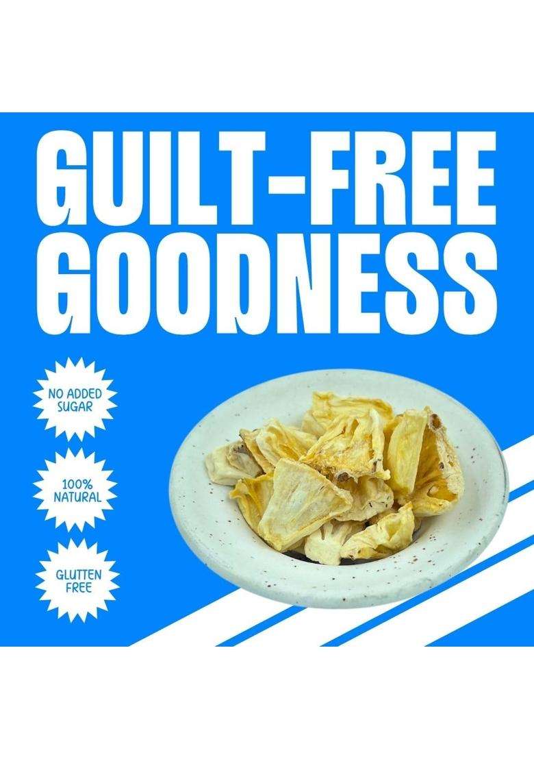 Moon Freeze Dried Pineapple Chips | Healthy Snack 100% Natural, Vegan, No Preservatives, Added Sugar 16 Gm Moon_Pineapple_Chips (16Gm) Pack Of 3 - Indya