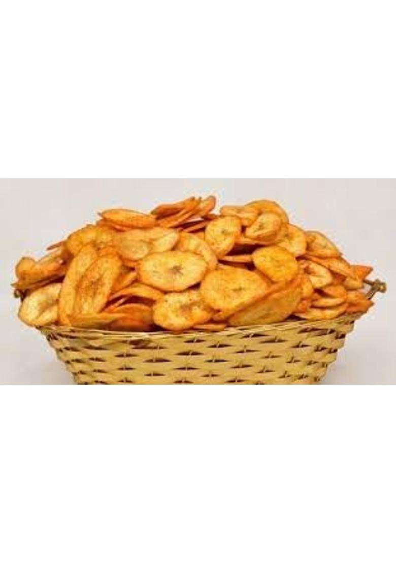 Okavango " The Kashtila Shaakal Red And Green Chilli Banana Chips, Traditional Indian Snack, Spicy Crunchy, Preservative-Free 300 Gms X Pack Of 2 - Indya