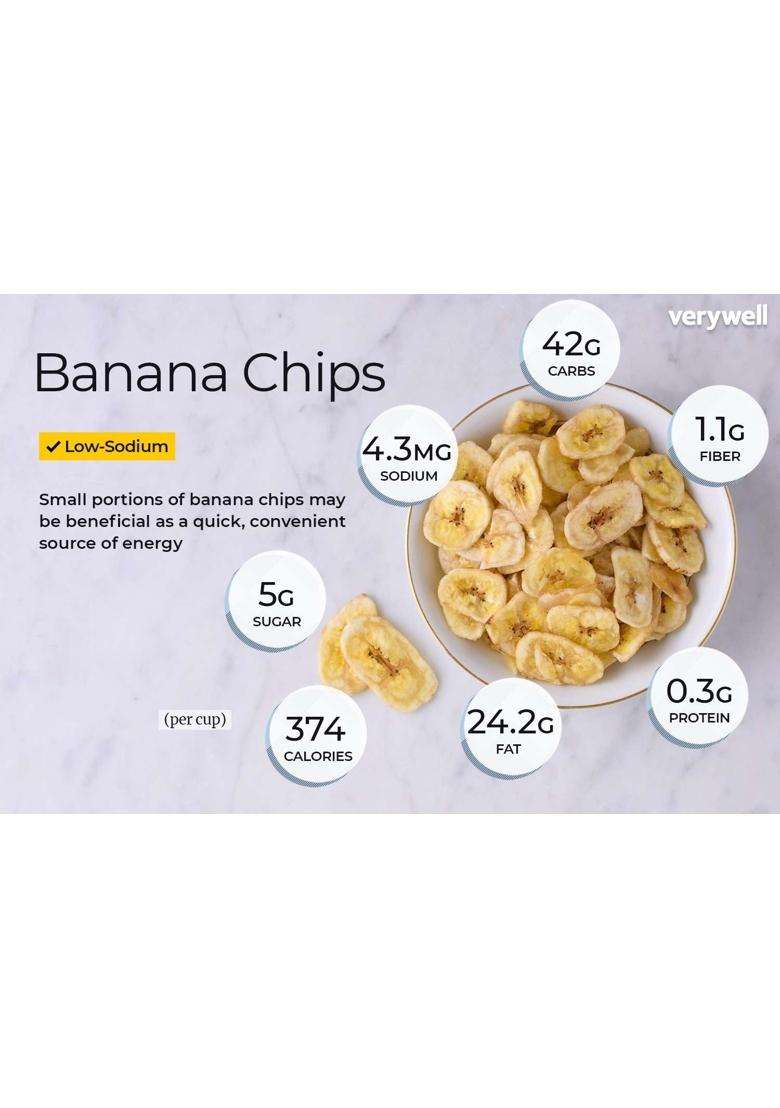 Pink Delight Kerala Banana Chips, Crunchy, No Added Preservatives, Low Sodium, Source Of Potassium, Pack 2, 180G Each - Indya