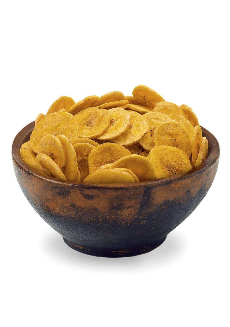 Mirchi Bites Palakkad Kerala Banana Chips | Coconut Oil Made In Authentic Taste Nendran Thin And Crispy 250G - Indya