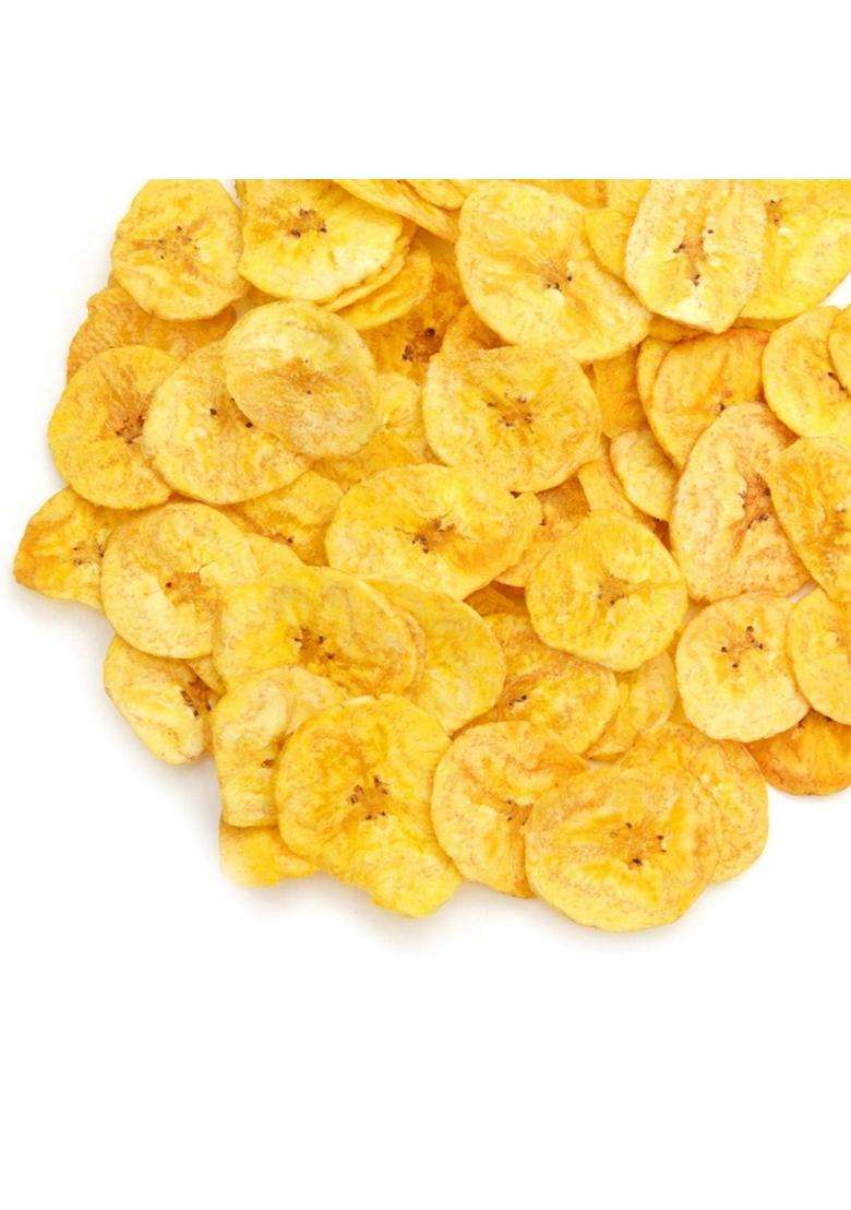 Kishan Traditional Namkeen Banana Chips Wafers In Coconut Oil | Fresh, Healthy, Thin, Crispy, Snack Indian Tasty Snacks Ready To Eat (500 Gram, Chips) - Indya
