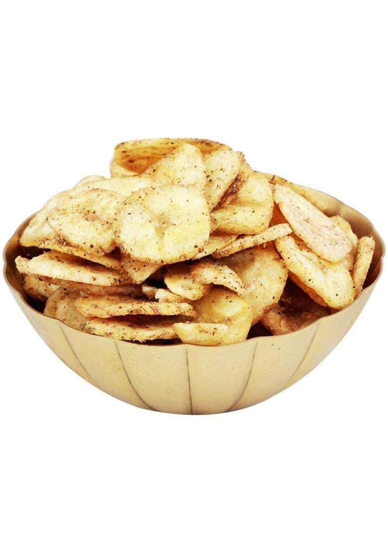 Organic Nature Combo Pack Of Homemade Kerala Special Banana Chips Yellow Kela And Wafers Salted (Black Pepper 200 Gms Each Total 400 - Indya