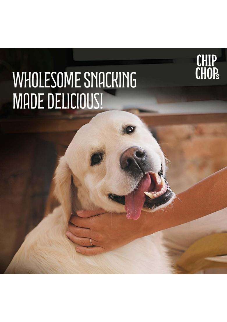 Chip Chops Banana Chicken Dog Treats High Protein Natural Snacks, Low Fat Reward & Training Suitable For All Breeds, Healthy Ingredients, Tasty Flavour - Indya