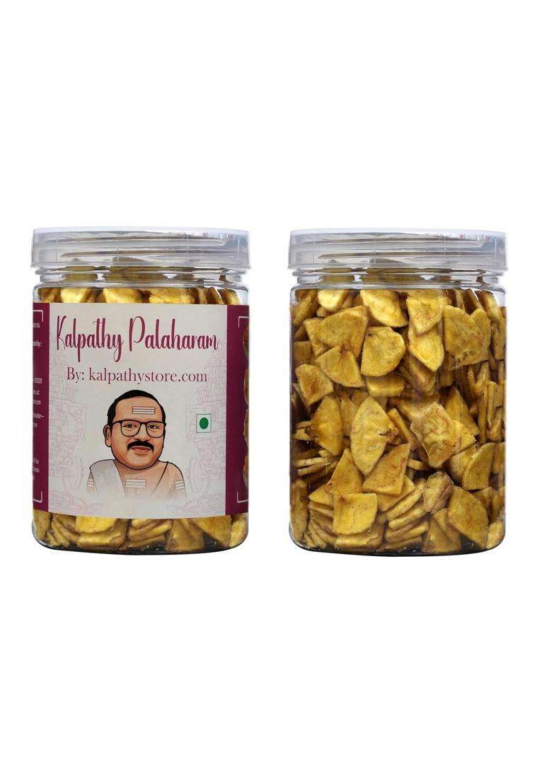Kalpathystore Premium Kerala Banana Chips Four Cuts In Coconut Oil | Sadya Style (150 Gm) - Indya