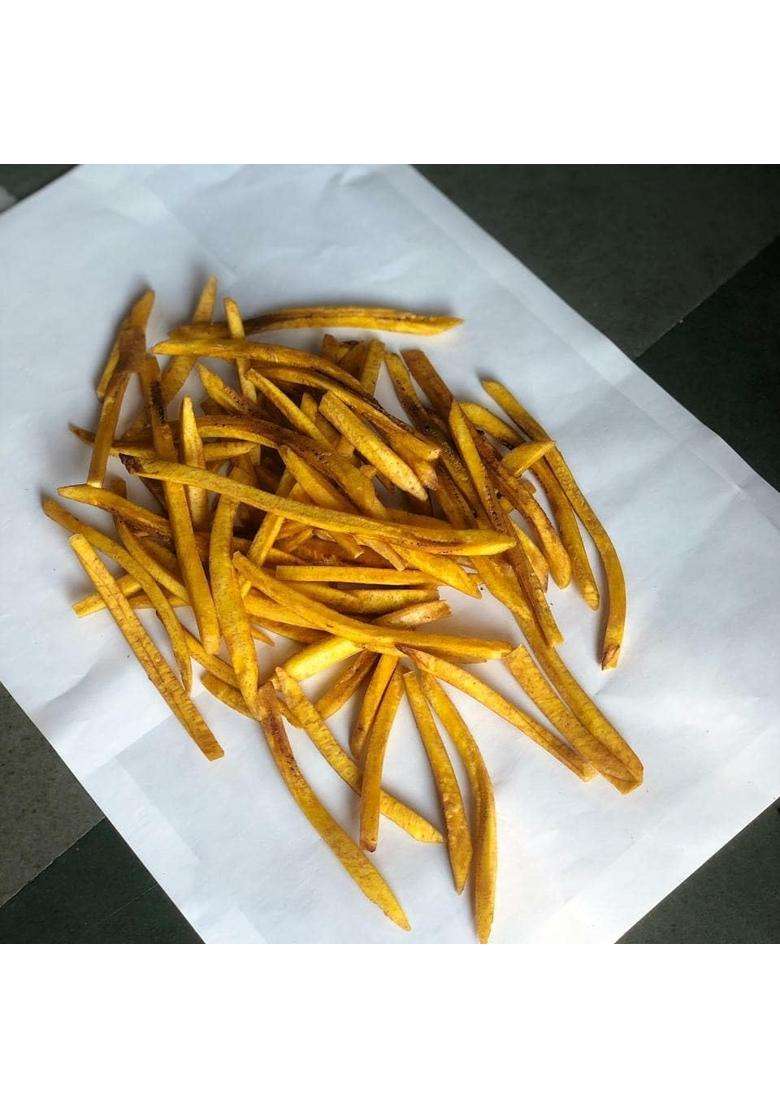 Kelfers Salted Banana Sallie(Fries) |Natural & Crispy Made From Fresh Bananas Perfect Snack For Any Time|160Gram|Pack Of 5 - Indya