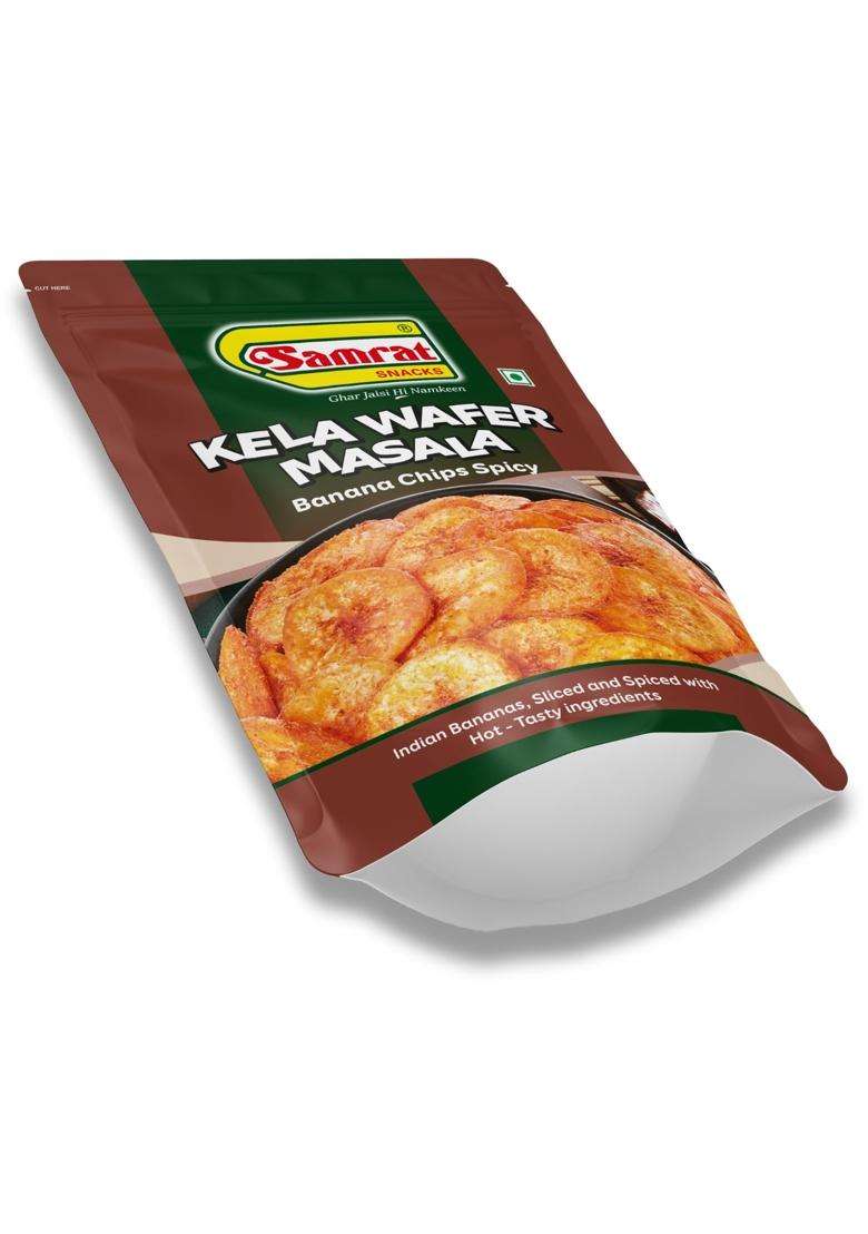 Samrat | Kela Wafer Masala Banana Chips A Flavorful Snack For Every Craving Pack Of 2 X 200 Grams - Indya