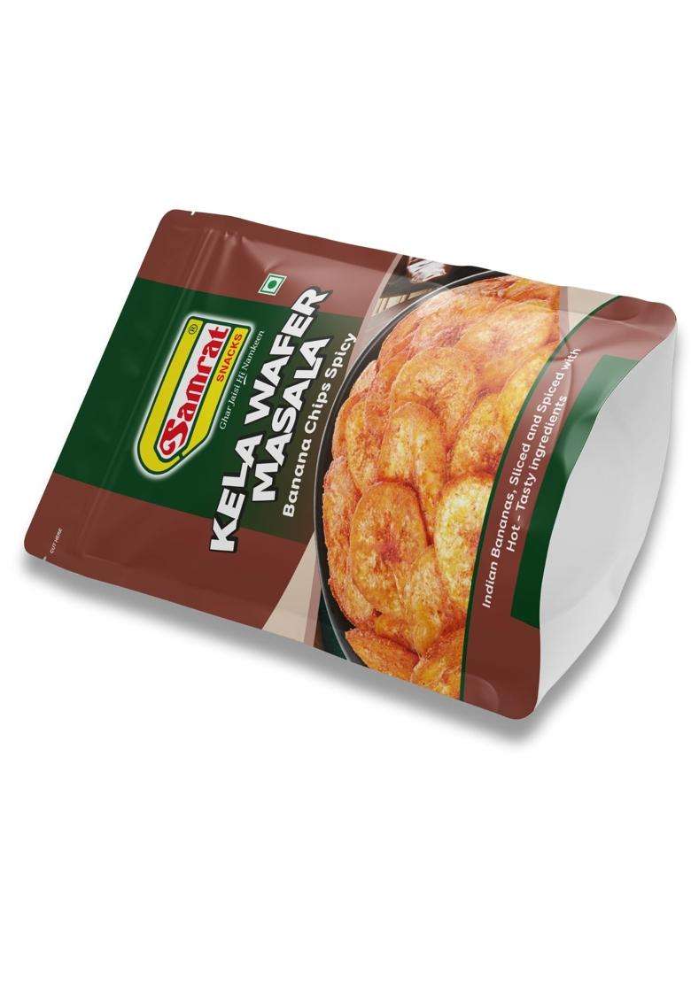 Samrat | Kela Wafer Masala Banana Chips A Flavorful Snack For Every Craving Pack Of 2 X 200 Grams - Indya