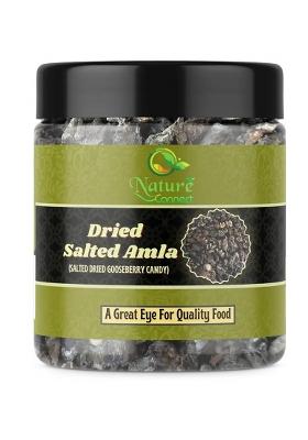 Nature Connect Dried Salted Amla Candy| Indian Gooseberry Candy | Flavoured Candy|Jar Pack (250 G)
