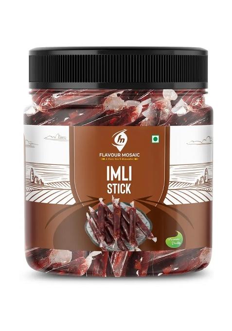 Flavour Mosaic Imly Stick 250G | Khatti Meethi Tangy Imli Lollipop Digestive Candy Imiy Sticks (250 G)