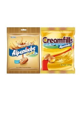 Alpenliebe Creamfills & Caramel Candy (2 X 154 G)