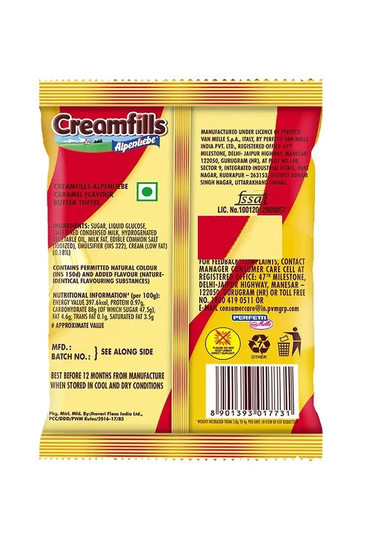 Alpenliebe Creamfills & Caramel Candy (2 X 154 G) - Indya