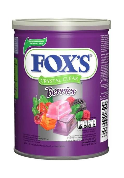 Fox'S Crystal Clear Candy Berries (180 G)