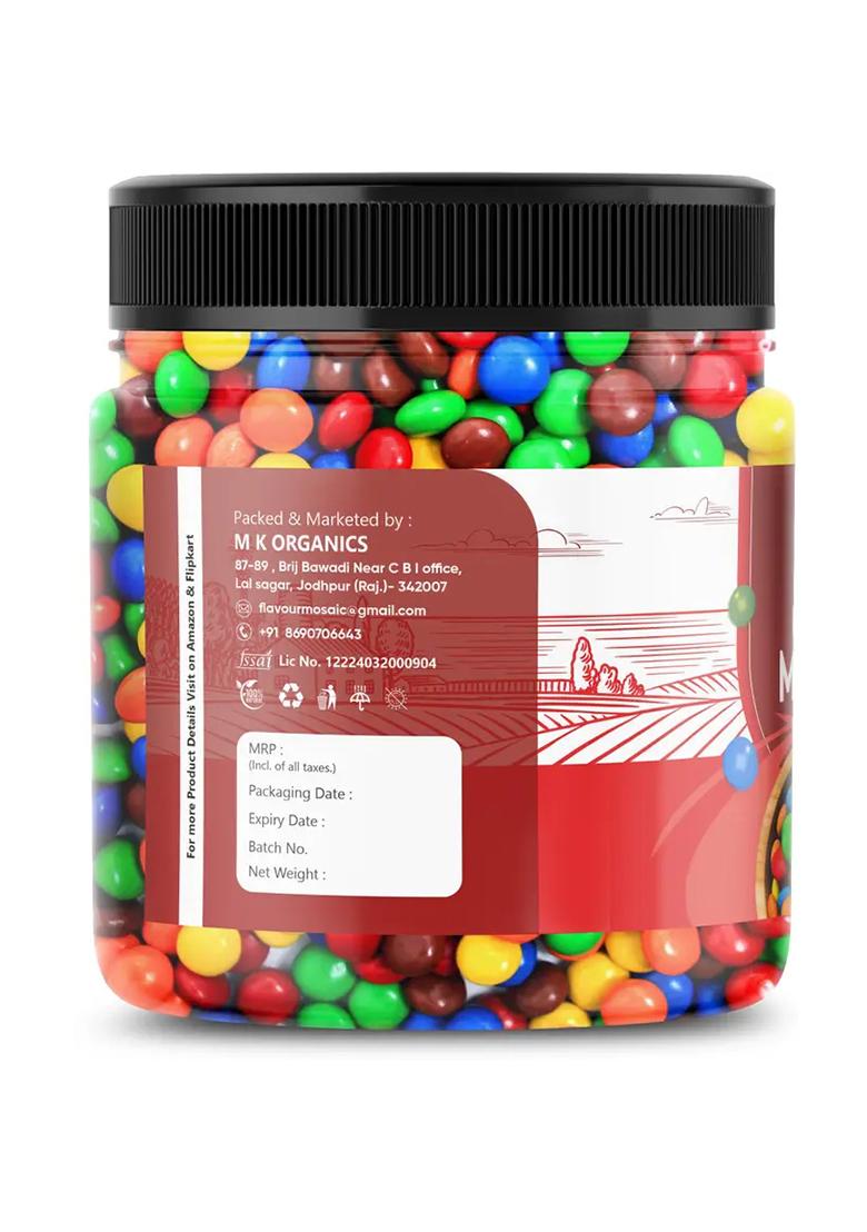 Flavour Mosaic Chocolate Munchies | Buttons Truffles Crackles Pack Of 2 (800Gm) Candy (800 G) - Indya