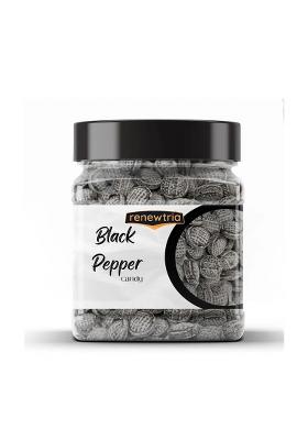 Renewtria Black Pepper Candy /Black Toffee |Black -400Gram Jar Pack (400 G)