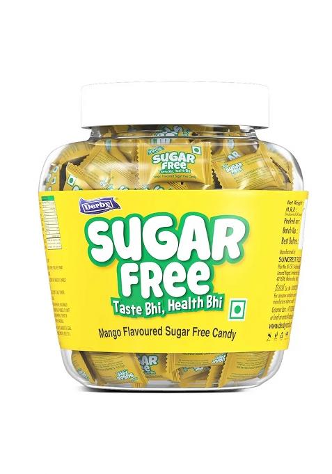 Derby Mango Flavoured Sugar-Free Hard Candies | 100 / 280Gm Candy (280 G)