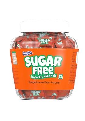 Derby Derby_Sugarfree_Orange_Flavor_Candy_330Gms_Approx_110Pcs Orange Candy (330 G)