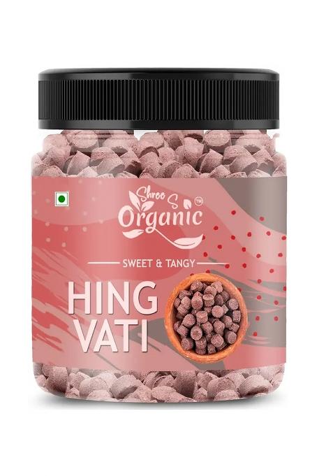 Shree S Organic Hing Vati 200G- Natural Digestive Remedy | Instant Relief From Indigestion & Gas Candy (200 G)