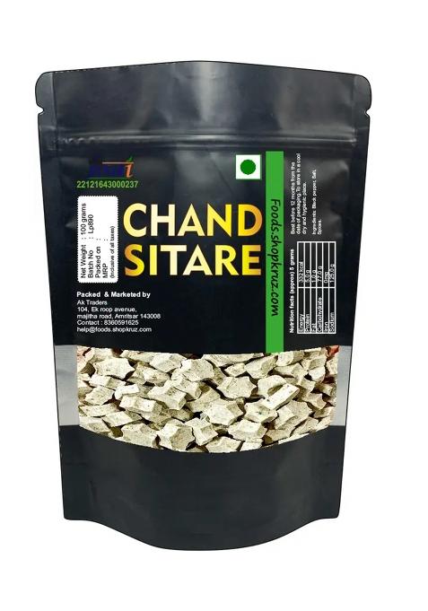 Foods.Shopkruz Chand Sitara | Sweet & Sour Star And Moon Shaped Toffee For Kids Lemon Candy (100 G)