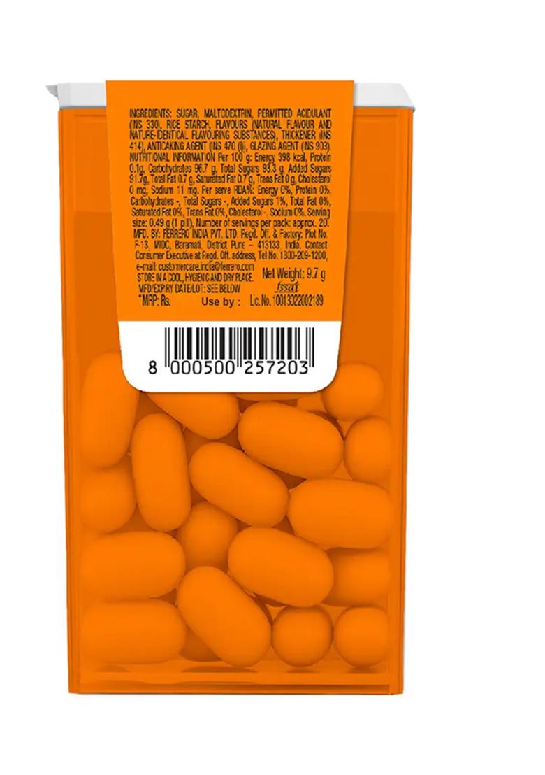 Tictac Orange Candy (9.7 G) - Indya